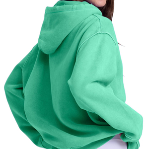 Sweat à capuche unisexe surdimensionné en coton épais brodé, doux et chaud, pour usage quotidien décontracté en hiver, fabrication OEM ODM - Product Image 6