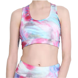 Sujetador Deportivo Sublimado para Mujer, Diseño Personalizado, Sin Impactos, Ropa de Yoga, Tejido Elástico en Cuatro Direcciones, Colores Exclusivos - Product Image 1