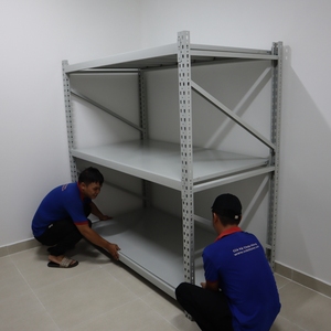 Estanterías Apilables de Acero de 5 Niveles, Resistentes y Ajustables, de Alta Calidad, para Almacenamiento en Almacenes, Venta al Por Mayor - Product Image 2