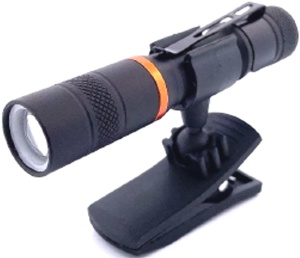 100LM Mini Penlight w/Pocket metal <b>clip</b>, w/<b>o</b> bracket - Product Image 2