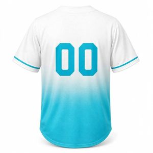 เสื้อเบสบอลปักลายตามสั่งขายส่ง ระบายอากาศได้ดี สำหรับทุกเพศ สไตล์วินเทจ ตกแต่งด้วยผ้าทวิลล์ ติดกระดุม ผ้าตาข่าย ชุดกีฬาแบบ OEM - Product Image 5