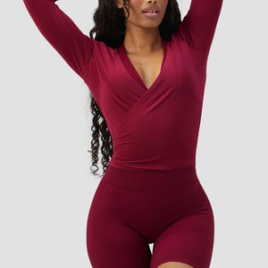 Vêtements de fitness pour femmes, nouvelle collection été, vêtements de sport, chemise à manches longues, vêtements de yoga personnalisés, haut de sport pour la salle de sport - Product Image 4