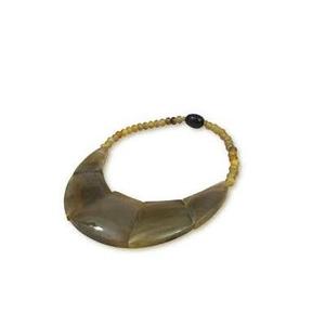 Collar con Colgante de Cuerno de Búfalo Natural, Ecológico, Tallado con Láser, con Diseño de Amor, para Mujeres y Niñas - Product Image 1