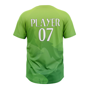 เสื้อเบสบอลซอฟต์บอลแบบสั่งทำพิเศษระดับพรีเมียม 2 กระดุม ผ้าโพลีเอสเตอร์ระบายอากาศได้ดี ชุดทีม OEM ODM โรงงาน - Product Image 3