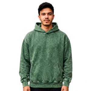 Men's Custom <b>Thermal</b> Hoodie Manufacturer Warm <b>Fleece</b> Streetwear Sweatshirt Wholesale Private Label Apparel OEM Supplier - Product Image 1