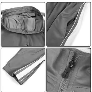 Ensemble de survêtement d'hiver 2 pièces personnalisé pour homme, respirant, à capuche, pull-over, jogging, sport, couleur unie, haute qualité, vente en gros - Product Image 5