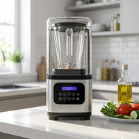 Blender électrique commercial, lame en acier inoxydable, moteur puissant pour restaurant, café, hôtel, cuisine, mixeur