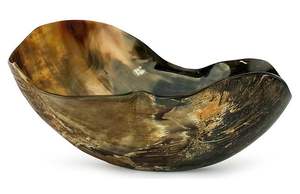 Decorative Polished Handmade Carved Buffalo Horn <b>Bowls</b> Gift Set Luxury Classic Style Serving <b>Bowls</b> <b>Chinese</b> New Year Party - Product Image 4