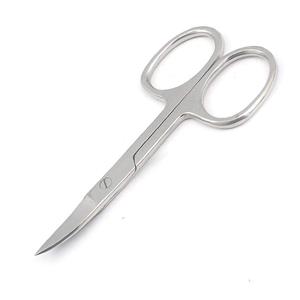 Tijeras para Cutículas de Acero Inoxidable de Alta Calidad al por Mayor, con Hoja Curva de Punta Fina y Mango para Diestros, Herramientas de Belleza - Product Image 1