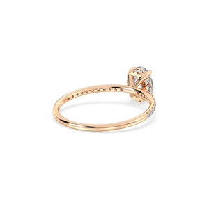 แหวนเพชรทรงรี 1.16 กะรัต เพชรเลี้ยงในห้องปฏิบัติการ ทองคำแท้ 14K แบรนด์ REYES พร้อมส่ง ของขวัญวันครบรอบสำหรับผู้หญิง - Product Image 6