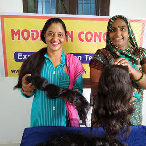 100% Extensions de cheveux humains de Temple indien de couleur blonde naturelle sans produits chimiques 8-32 pouces Bodywavy lâche vague profonde cheveux non traités - Product Image 2