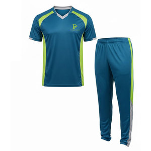 Vente directe d'usine, uniforme de cricket pour hommes à manches courtes respirant, service OEM, couleurs et tailles personnalisées, haute qualité, vente en gros, meilleur prix - Product Image 1