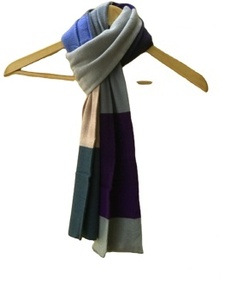 Bufanda de Cachemira 100% Tejida para Hombre, a la Moda, con Borde de Canalé de Calibre 12, Lisa, para Invierno, Hilo Más Suave, Cálida, Ligera y Duradera - Product Image 3