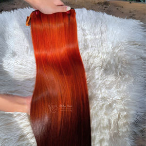 Pelucas sin pegamento de calidad superior hueso recto vietnamita extensiones de cabello humano crudo doble dibujado bajo precio pelucas delanteras de encaje - Product Image 5