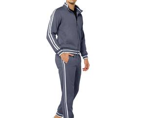 Vente en gros OEM Nouvelle Collection Personnalisée Haute Qualité Grande Taille Unisexe Imprimé Uni Décontracté Polyester/Coton Polaire Survêtement d'Hiver - Product Image 4