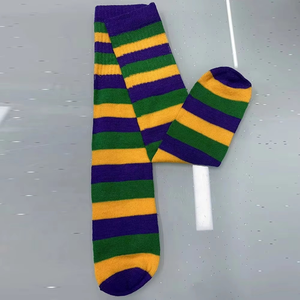 Nuevos Calcetines de Punto Holgados, Diseño Sólido, Calcetines Deportivos para Hombre con Logotipo Personalizado, Calcetines de Fútbol para Mujer, Ropa para el Mardi Gras - Product Image 5