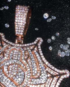 Colgante de Plata de Ley 925 con Diseño de Telaraña y Moissanita, Estilo Hip Hop, Venta al Por Mayor de Fábrica - Product Image 3