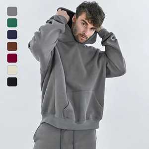 Sudadera con Capucha Corta de Franela Negra 100% Poliéster para Otoño, Diseño ODM, Forrada, para Hombre y Mujer, Color Sólido, Informal - Product Image 6