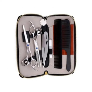 Ensemble de ciseaux de coiffure professionnels en acier inoxydable de haute qualité, légers, pour la coupe et le façonnage des cheveux - Product Image 1