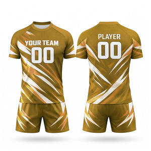<b>Polyester</b> Sportswear Custom High Quality New Design Team Sport Club Short Sleeve Quick Dry Sublimated Printing Jerseys - Product Image 5