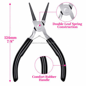Alicates de Joyería de Acero Inoxidable Ligeros de Alta Calidad con Puntas Finas para Doblar Alambre con Precisión, Fácil Manejo y Almacenamiento - Product Image 5