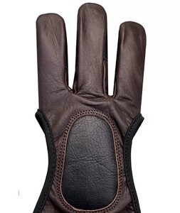 ถุงมือยิงธนูหนังวัว Hunt & Seek แบบสามนิ้ว สำหรับธนู Recurve/Compound อุปกรณ์ป้องกันสำหรับการล่าสัตว์กลางแจ้ง - Product Image 5