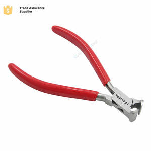 Cortador de extremos/cortador superior con logotipo personalizado, 115 mm, sin resorte, mango de PVC y borde de corte afilado, alicates para cortar alambre para joyería, 5 pulgadas, OEM - Product Image 3