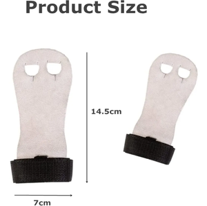 Gymnastic <b>Pull</b> <b>up</b> 2 Hole Hand Grips Leather Hand Grips Palm Guard - Product Image 6