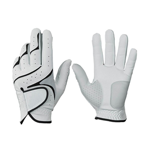 Guantes de Golf Personalizados de Fábrica para Hombre, Cuero Cabretta, Transpirables, Suaves, Cómodos, Dedos Completos, Antideslizantes, Mano Izquierda, Deportivos - Product Image 1