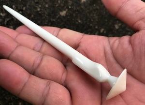 Stylish Polished Eco-Friendly Bone <b>Sewing</b> Needle Modern Lacing Tool Leatherwork Weaving Crochet MUAWIYAH HANDICRAFT - Product Image 4