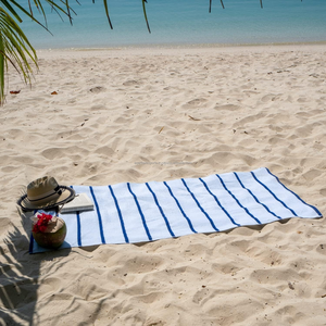 Toallas de Playa OEM Cabana Stripe, Suaves, Absorbentes, de Secado Rápido, de Algodón, Proveedor para Resorts y Playas en EE. UU. - Product Image 5