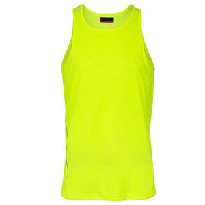Mens <b>Neon</b> <b>Yellow</b> Basketball Jersey Blank Sleeveless Athletic Sports Training Tank <b>Top</b> - Product Image 2
