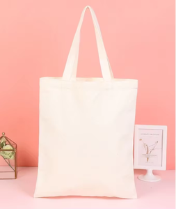 Sac fourre-tout minimaliste en toile légère, style décontracté pour adolescentes, étudiantes, shopping, sac à main réutilisable - Product Image 6