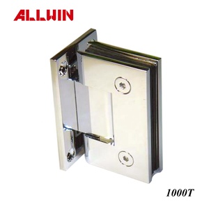 Brass H Back Plate Shower Glass <b>Door</b> <b>Hinge</b> - Product Image 2