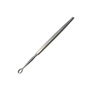 Ensemble professionnel de curettes dermiques Fox 6 mm Buck Ear droites et aiguisées, instruments chirurgicaux manuels ORL et otologiques certifiés CE - Product Image 2