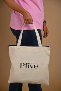 Custom Printed Cotton Fashionable <b>Reusable</b> Deck <b>Bag</b> with Shoulder Zipper Pocket 14x15x7 Inches Supermarket Gifts - Product Image 5