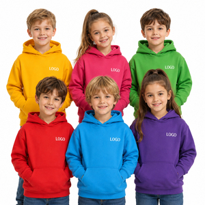 Sweat-shirts à capuche en polaire pour enfants, couleurs personnalisées, article d'hiver, vente en gros Bangladesh, service OEM, sweats à capuche pour enfants - Product Image 5