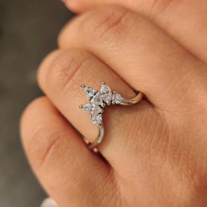 Best Selling Marquise And Round Cut Band for Women's with Brilliant for Wedding Engagement Party Wear Available For Export Price - Product Image 4