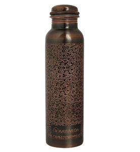 Botella de Agua de Cobre Metálico Impresa Shree Shakti Exim de 2L con Tapa - Artículos Promocionales para Bebidas para la Escuela, Oficina, Gimnasio y Yoga - Product Image 5