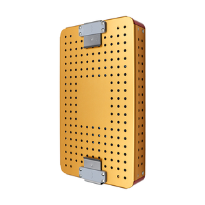 กล่องสเตอริไลซ์แบบแมนนวล อุณหภูมิสูง สองชั้น ทำจากสแตนเลส สำหรับเครื่องมือผ่าตัด ได้รับการรับรองมาตรฐาน CE - Product Image 2