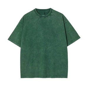 Camiseta Personalizada con Estampado Tie Dye en Espiral, 100% Algodón, Estilo Urbano Holgado, Informal, Unisex, para Verano, Venta al Por Mayor, Lavado Ácido - Product Image 2