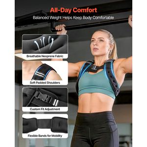Gilet lesté réglable avec bande réfléchissante de 10 lb, équipement d'entraînement de force pour hommes et femmes, options 30 kg et 20 kg - Product Image 3