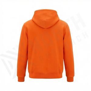 Sweat-shirt à capuche personnalisé pour homme, impression sérigraphique OEM, 100% coton molletonné, sans cordon, haute qualité, couleur personnalisée - Product Image 2