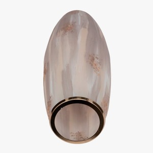 Minimalist Handmade Metal Tabletop Vase With Textured Finish For Housewarming Decor - Product Image 3