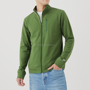 OEM Men's <b>Jackets</b> Wholesale Thick Heavy French Terry Cotton Breathable Men's <b>jackets</b> zip up Form Pakistan - Product Image 4