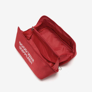 Portable léger en Nylon mode sac cosmétique poignée souple pliable organisateur fermeture à glissière résistant à l'eau grande capacité - Product Image 4