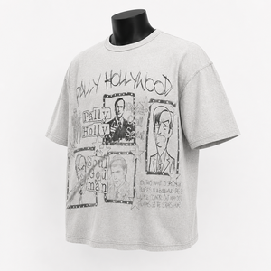 เสื้อยืดโอเวอร์ไซส์ลายกราฟิกวินเทจผ้าฝ้าย 100% หนานุ่ม สไตล์สตรีทแวร์ ผลิตตามสั่ง - Product Image 3