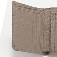 Cartera de Cuero Vacuno Genuino Hecha a Medida, Diseño Único para Hombre, Impermeable, para Viajes al Aire Libre, Logotipo Personalizado, Alta Calidad