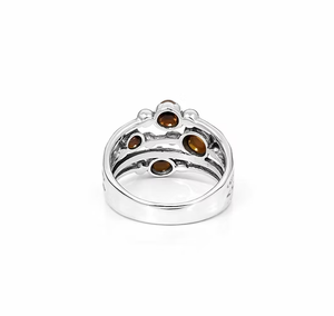 Multi Tiger Eye Stone 925 Silver Unisex Customizable Size <b>Ring</b> Perfect Gift for Occasions & Daily Wear - Product Image 3