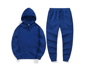 Ensemble de jogging imperméable à capuche personnalisé pour l'automne, deux pièces, vêtements de sport, exportateur OEM premium, vente en gros, directement de l'usine - Product Image 2
